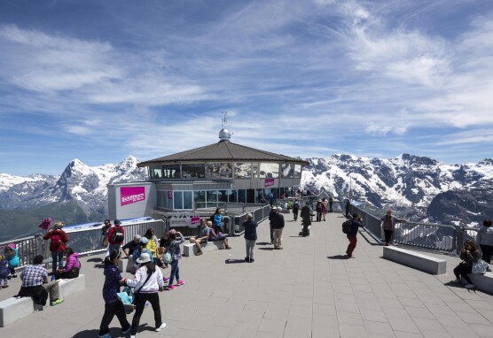 2018 Schilthorn Piz Gloria Terrasse