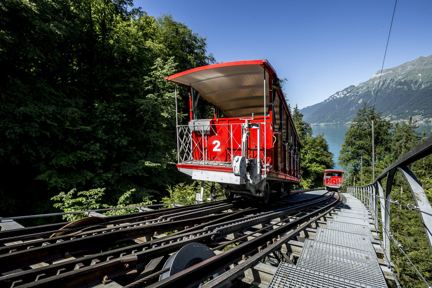 What is a funicular railway?